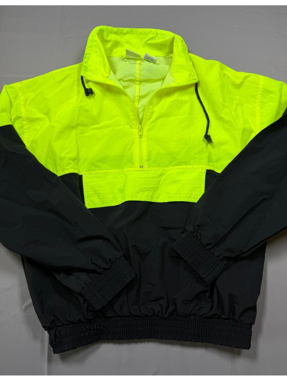 Vintage 90s Shore Club Neon Colorblock Windbreaker - Picture 1 of 8